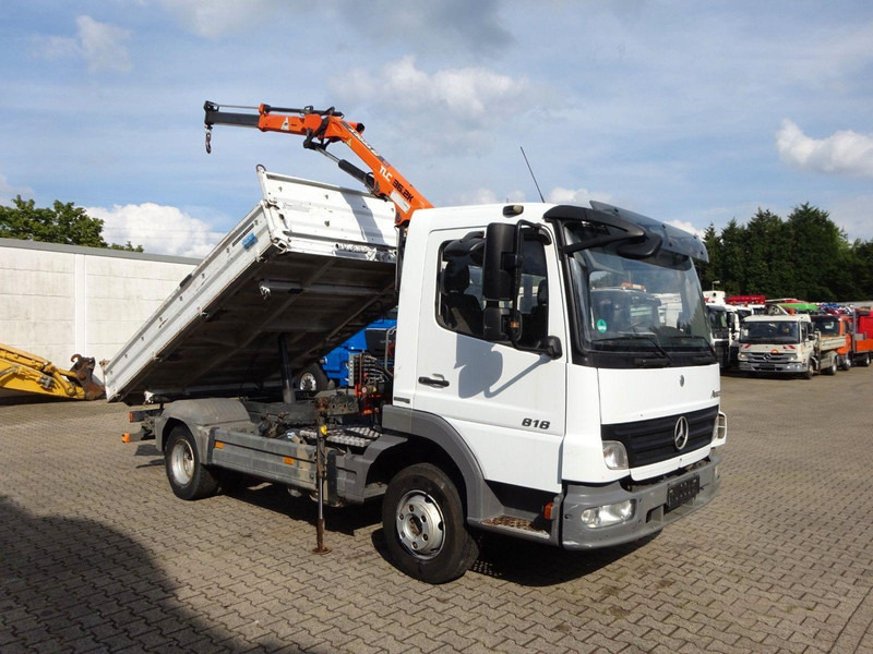 Mercedes-Benz Atego 818 3 way Meiller tipper + crane Terex 36.2 - Transportbil med tippflak: bild 4 Mercedes-Benz Atego 818 3 way Meiller tipper + crane Terex 36.2 - Transportbil med tippflak: bild 4