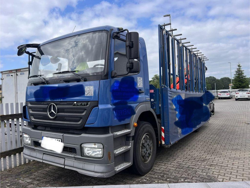 Mercedes-Benz Axor 1829 Palfinger hátsó daru PK 12002 klíma - Flakbil, Kranbil: bild 1 Mercedes-Benz Axor 1829 Palfinger hátsó daru PK 12002 klíma - Flakbil, Kranbil: bild 1