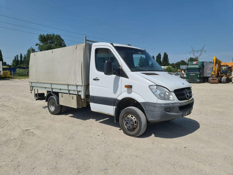 Mercedes-Benz Sprinter 519 CDi 4x4x - Pritsche+Plane - Transportbil med kapell: bild 1 Mercedes-Benz Sprinter 519 CDi 4x4x - Pritsche+Plane - Transportbil med kapell: bild 1