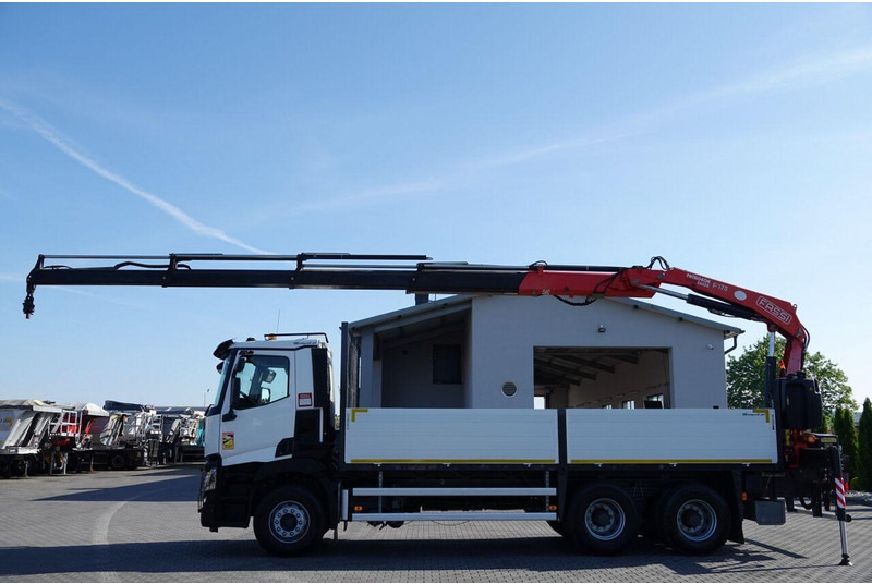 Renault C 380 / 6X4 / SKRZYNIOWY 6.4 M / + HDS FASSI F175A / MAX UDŹWIG - Flakbil, Kranbil: bild 5 Renault C 380 / 6X4 / SKRZYNIOWY 6.4 M / + HDS FASSI F175A / MAX UDŹWIG - Flakbil, Kranbil: bild 5