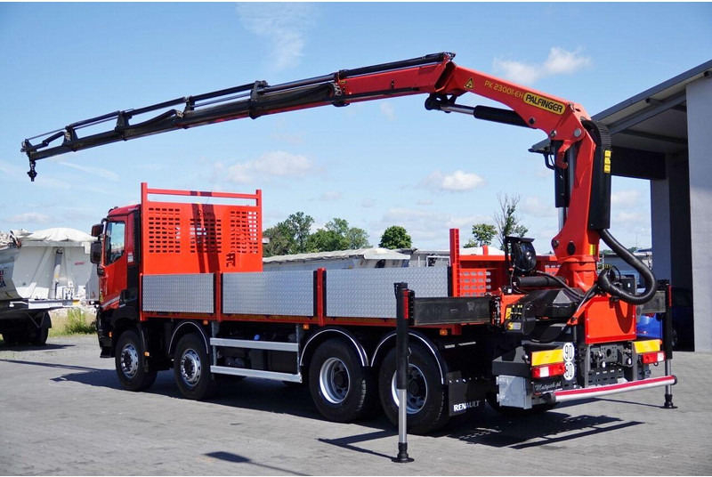 Renault C 430 / 8x4 / SKRZYNIOWY 7 M + HDS PALFINGER PK 2300-EH / WYSÓW - Flakbil, Kranbil: bild 3 Renault C 430 / 8x4 / SKRZYNIOWY 7 M + HDS PALFINGER PK 2300-EH / WYSÓW - Flakbil, Kranbil: bild 3