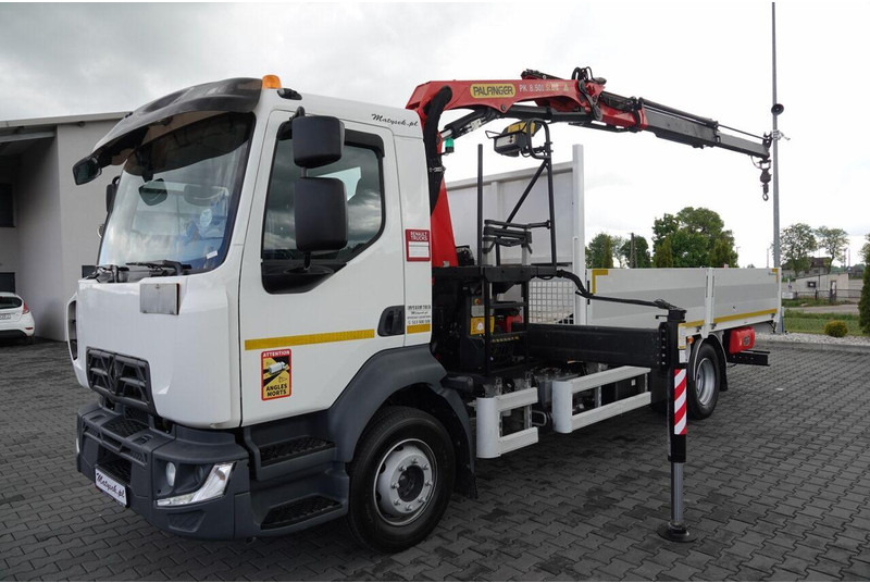 Renault D 210/ 4X2 / SKRZYNIOWY 5 M + HDS PALFINGER PK 8.501 SLD A / UD - Flakbil, Kranbil: bild 3 Renault D 210/ 4X2 / SKRZYNIOWY 5 M + HDS PALFINGER PK 8.501 SLD A / UD - Flakbil, Kranbil: bild 3