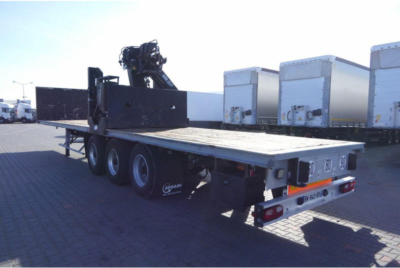 Samro NACZEPA PLATFORMA + HDS HIAB R 150 / DO BUDOWLANKI / PODŁOGA SZY - Flaktrailer: bild 3 Samro NACZEPA PLATFORMA + HDS HIAB R 150 / DO BUDOWLANKI / PODŁOGA SZY - Flaktrailer: bild 3