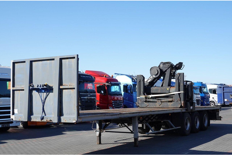 Samro NACZEPA PLATFORMA / + HDS HIAB R 150 F3 - WYSÓW : 8 METRÓW - Flaktrailer: bild 2 Samro NACZEPA PLATFORMA / + HDS HIAB R 150 F3 - WYSÓW : 8 METRÓW - Flaktrailer: bild 2