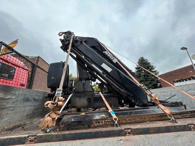 Flakbil, Kranbil Scania 124 L 470 - Flatbed + crane: bild 9