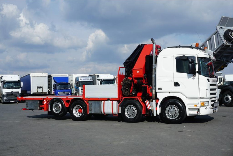 Scania G 480 / 8 X 2 / SKRZYNIOWY + HDS / HMF THOR - O K6 + JIB FJ 2000 - Flakbil, Kranbil: bild 5 Scania G 480 / 8 X 2 / SKRZYNIOWY + HDS / HMF THOR - O K6 + JIB FJ 2000 - Flakbil, Kranbil: bild 5