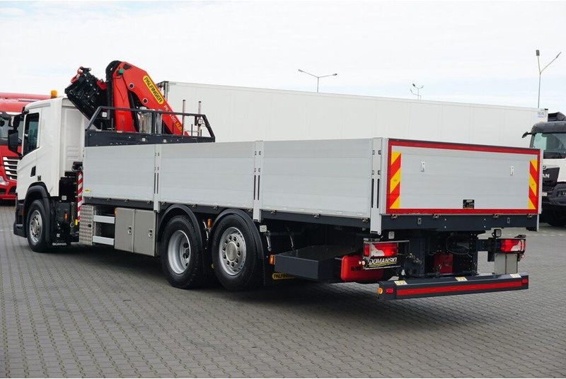 Scania P 410 / 6 X 2 / SKRZYNIOWY + HDS / PALFINGER PK 24 001 / OŚ SKRĘ - Flakbil, Kranbil: bild 5 Scania P 410 / 6 X 2 / SKRZYNIOWY + HDS / PALFINGER PK 24 001 / OŚ SKRĘ - Flakbil, Kranbil: bild 5