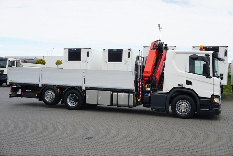 Scania P 410 / 6 X 2 / SKRZYNIOWY + HDS / PALFINGER PK 24 001 / OŚ SKRĘ - Flakbil, Kranbil: bild 4 Scania P 410 / 6 X 2 / SKRZYNIOWY + HDS / PALFINGER PK 24 001 / OŚ SKRĘ - Flakbil, Kranbil: bild 4