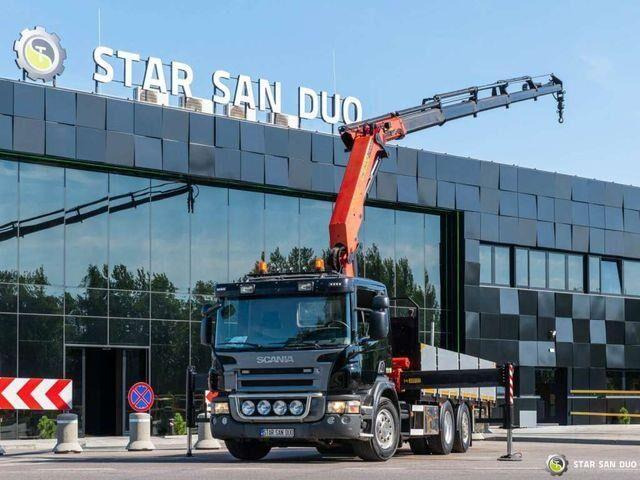 Scania P270 6x2 PALFINGER PK 20002 HDS Crane Rotator - Flakbil, Kranbil: bild 1 Scania P270 6x2 PALFINGER PK 20002 HDS Crane Rotator - Flakbil, Kranbil: bild 1