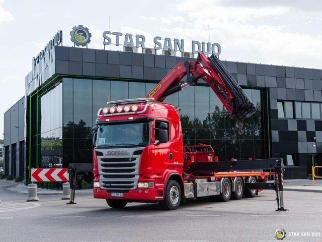 Scania R450 8x4 Palfinger PK 65002 SH HDS Crane - Flakbil, Kranbil: bild 5 Scania R450 8x4 Palfinger PK 65002 SH HDS Crane - Flakbil, Kranbil: bild 5