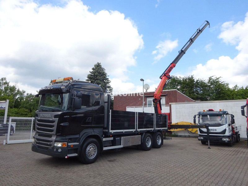 Scania R620 Flatbed + crane PK 22002 EH 6x2 - Flakbil, Kranbil: bild 1 Scania R620 Flatbed + crane PK 22002 EH 6x2 - Flakbil, Kranbil: bild 1
