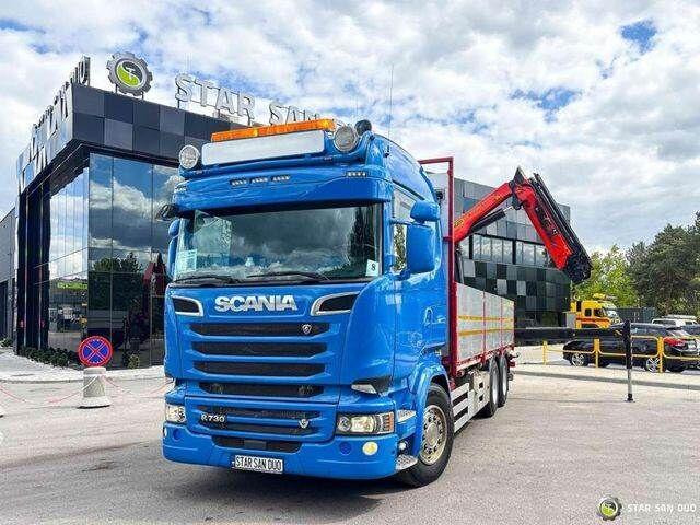 Scania R730 - Flakbil, Kranbil: bild 2 Scania R730 - Flakbil, Kranbil: bild 2