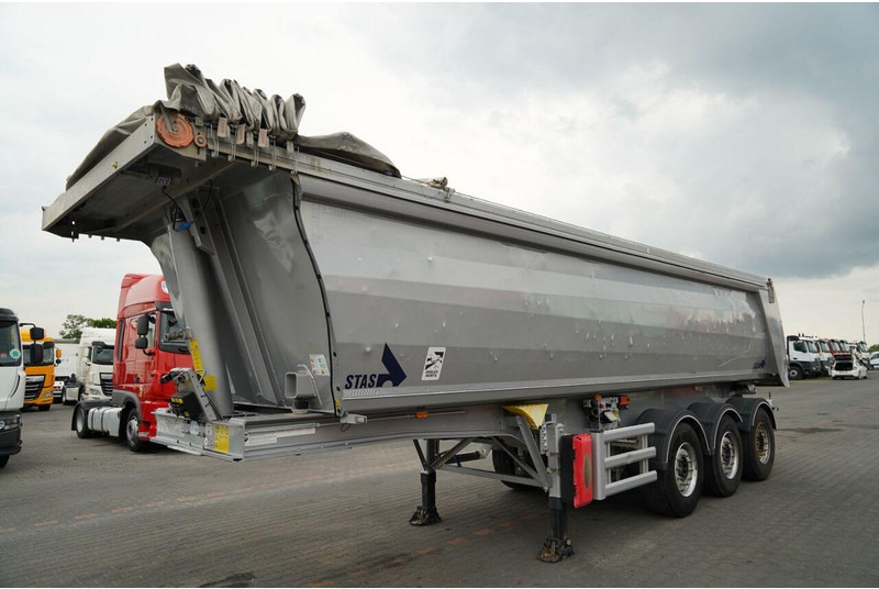 Stas WYWROTKA / 26m3 / ALUMINIOWA / OŚ PONOSZONA / SKRĘTNA / OSIE SA - Tippbil semitrailer: bild 4 Stas WYWROTKA / 26m3 / ALUMINIOWA / OŚ PONOSZONA / SKRĘTNA / OSIE SA - Tippbil semitrailer: bild 4