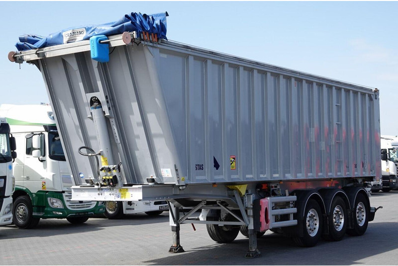 Stas WYWROTKA 43 m3 / ALUMINIOWA / OŚ PODNOSZONA / ALUFELGI - Tippbil semitrailer: bild 2 Stas WYWROTKA 43 m3 / ALUMINIOWA / OŚ PODNOSZONA / ALUFELGI - Tippbil semitrailer: bild 2
