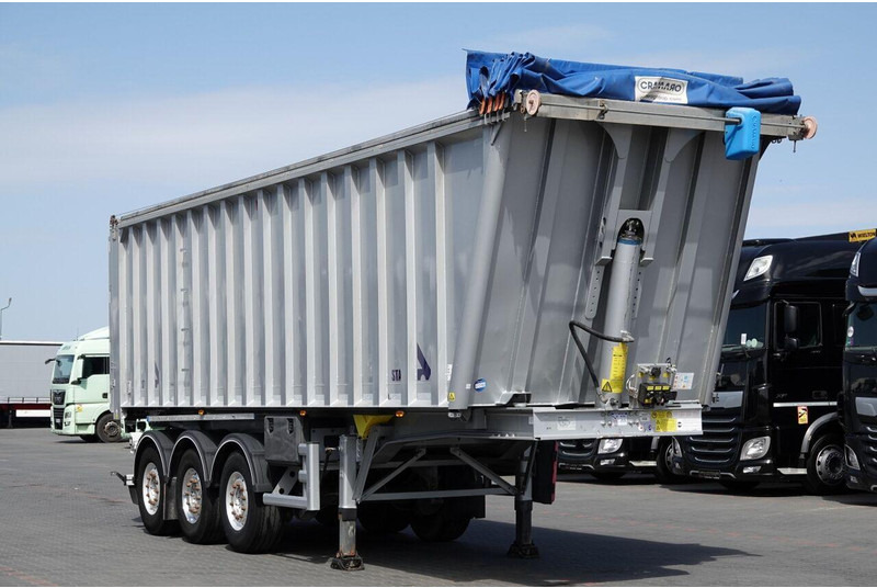 Stas WYWROTKA 43 m3 / ALUMINIOWA / OŚ PODNOSZONA / ALUFELGI - Tippbil semitrailer: bild 1 Stas WYWROTKA 43 m3 / ALUMINIOWA / OŚ PODNOSZONA / ALUFELGI - Tippbil semitrailer: bild 1