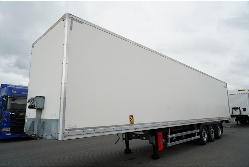 Trouillet KONTENER / KOFFER / DWIE OSIE PODNOSZONE / SAF / BARDZO MOCNA - Skåp semitrailer: bild 2 Trouillet KONTENER / KOFFER / DWIE OSIE PODNOSZONE / SAF / BARDZO MOCNA - Skåp semitrailer: bild 2