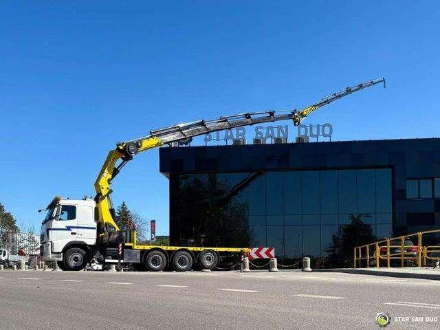 Volvo FH 520 8x4 HMF ODIN K6 EURO 5 FLY JIB Crane - Flakbil, Kranbil: bild 3 Volvo FH 520 8x4 HMF ODIN K6 EURO 5 FLY JIB Crane - Flakbil, Kranbil: bild 3