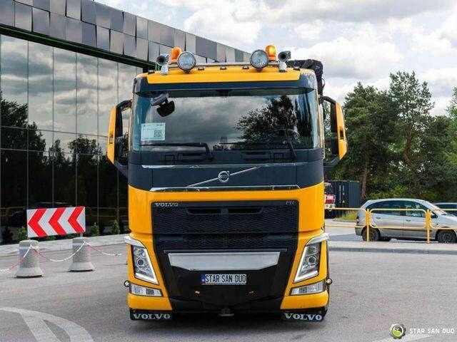 Flakbil, Kranbil Volvo FH 540 8x4 HMF 6020 Fly Jib Winch: bild 6