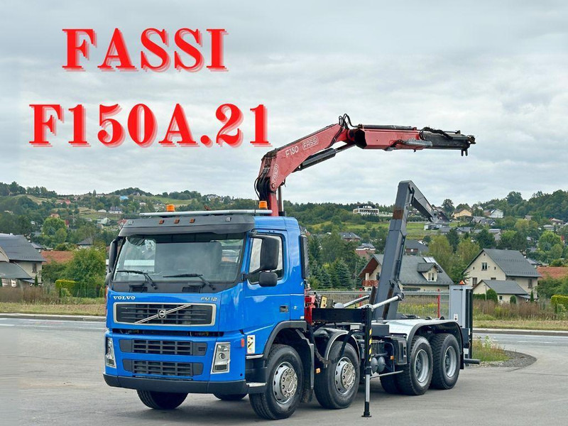 Volvo FM 12.420 * FASSI F150A.21 * 8x4 * TOP - Lastväxlare lastbil, Kranbil: bild 1 Volvo FM 12.420 * FASSI F150A.21 * 8x4 * TOP - Lastväxlare lastbil, Kranbil: bild 1
