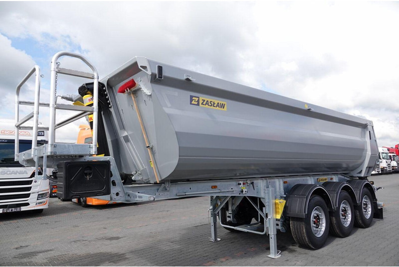 Zaslaw WYWROTKA 26 m3 / FABRYCZNIE NOWA / STALOWA / RYNNA WANNA HP / OŚ - Tippbil semitrailer: bild 4 Zaslaw WYWROTKA 26 m3 / FABRYCZNIE NOWA / STALOWA / RYNNA WANNA HP / OŚ - Tippbil semitrailer: bild 4