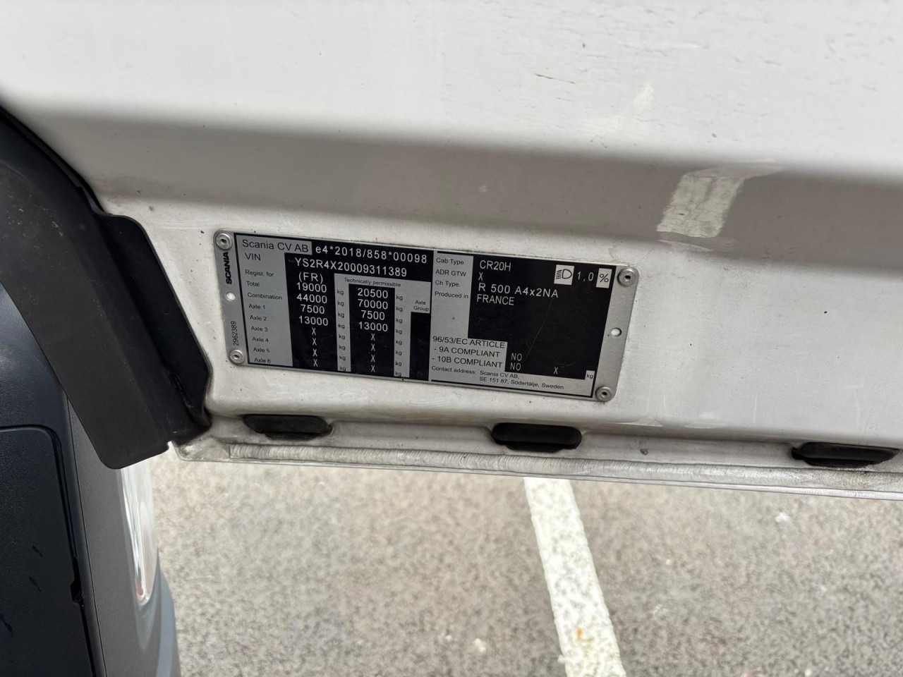 SCANIA R 500 A4x2NA - Dragbil: bild 5 SCANIA R 500 A4x2NA - Dragbil: bild 5