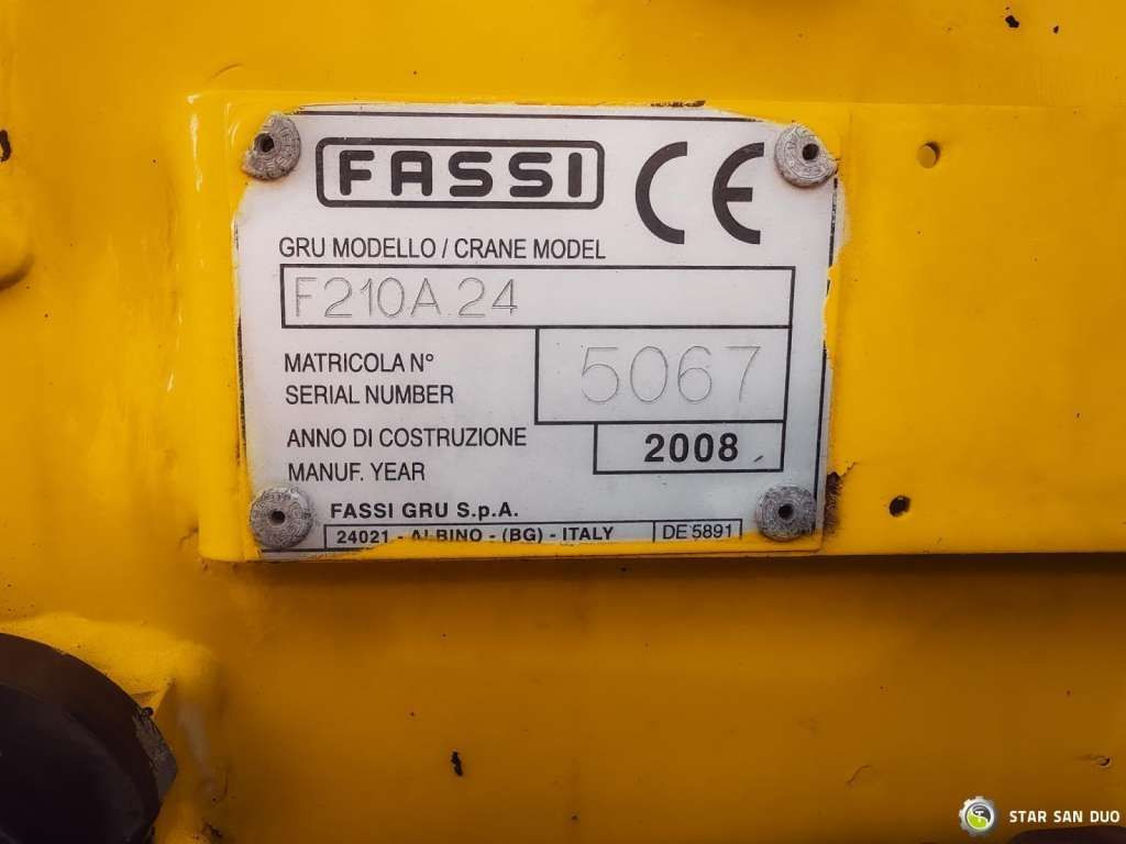 Kranbil MAN  TGA 18.440 6x2 FASSI F 210 A.24  Crane Rotator: bild 23