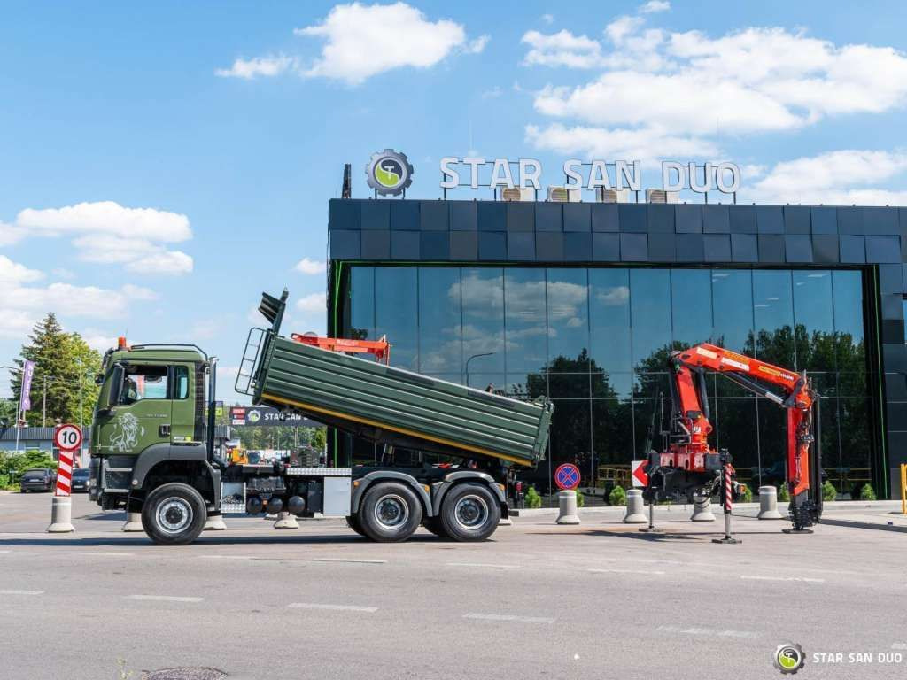 MAN TGS 35.480 PALFINGER PK 20002 HDS Grapple Tippe - Tippbil lastbil: bild 4 MAN TGS 35.480 PALFINGER PK 20002 HDS Grapple Tippe - Tippbil lastbil: bild 4