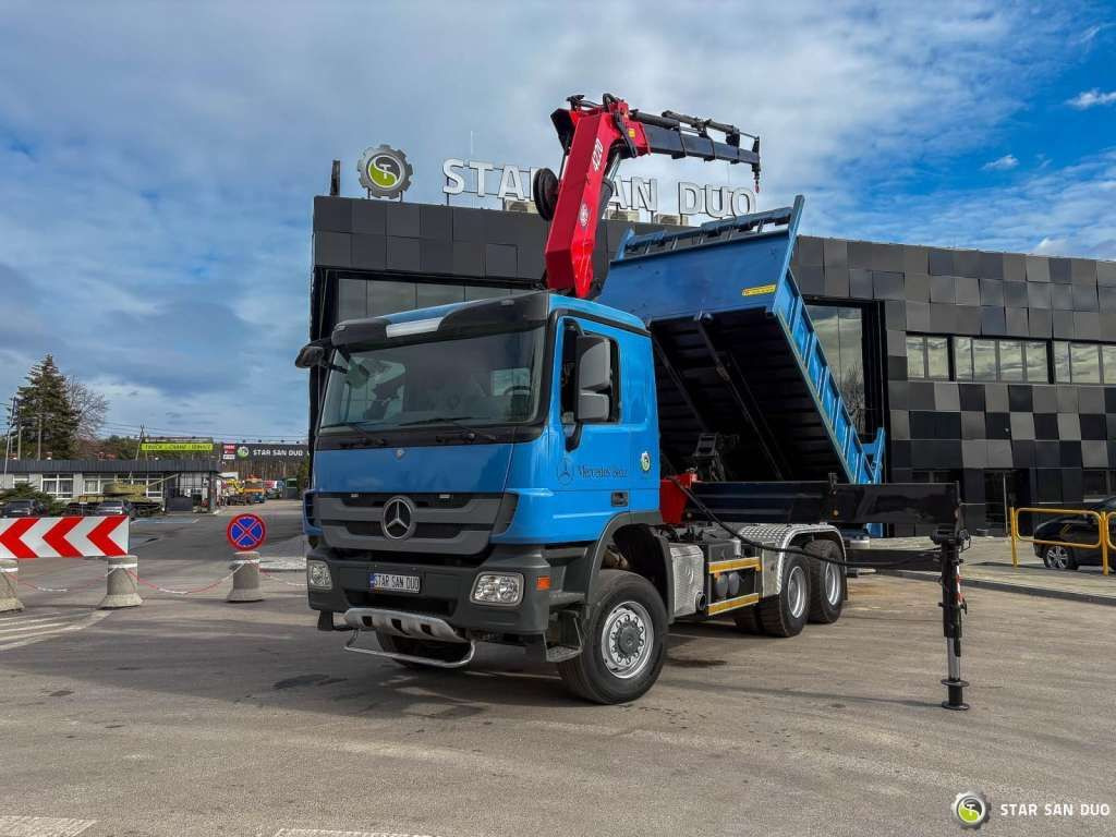 Mercedes-Benz  ACTROS 3341 6x6 HMF 4220 K4 CRANE KIPPER - Kranbil: bild 5 Mercedes-Benz  ACTROS 3341 6x6 HMF 4220 K4 CRANE KIPPER - Kranbil: bild 5