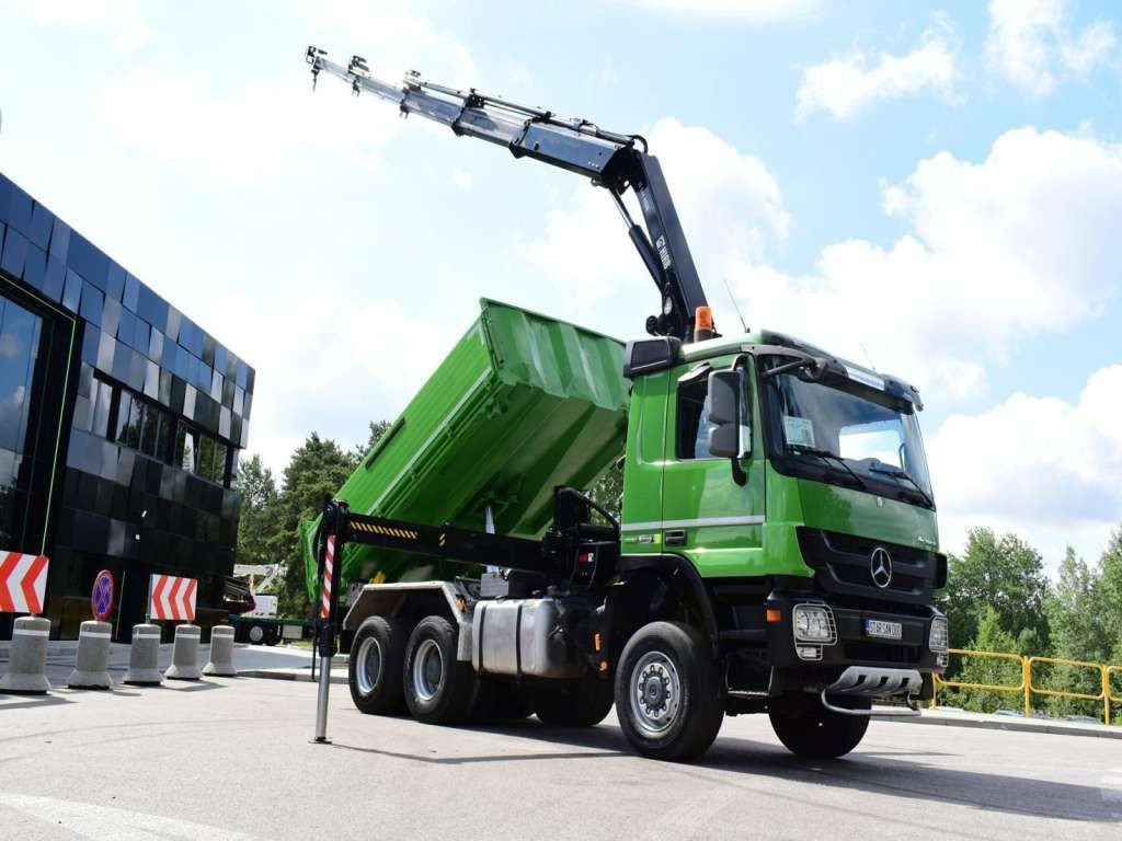 Mercedes-Benz ACTROS 3346 6x6 HIAB 244EP-4 Crane Kipper - Kranbil: bild 2 Mercedes-Benz ACTROS 3346 6x6 HIAB 244EP-4 Crane Kipper - Kranbil: bild 2