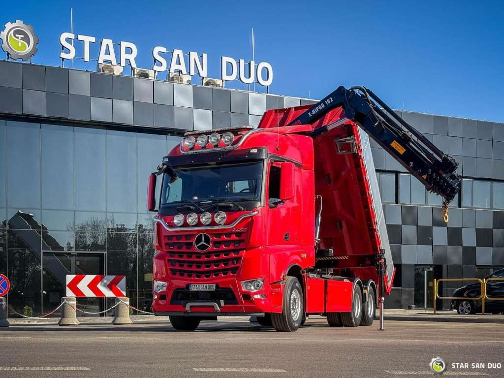 Mercedes-Benz AROCS 3358L 6x4 HIAB 192X-HIPRO E-6 Crane Kippe - Kranbil: bild 3 Mercedes-Benz AROCS 3358L 6x4 HIAB 192X-HIPRO E-6 Crane Kippe - Kranbil: bild 3