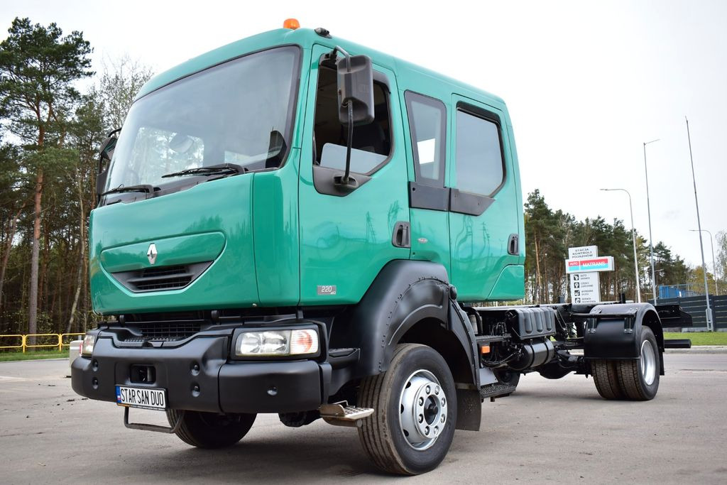 Renault MIDLUM 4x4 DOKA DUBEL KABINE CHASSIS - Chassi lastbil: bild 1 Renault MIDLUM 4x4 DOKA DUBEL KABINE CHASSIS - Chassi lastbil: bild 1
