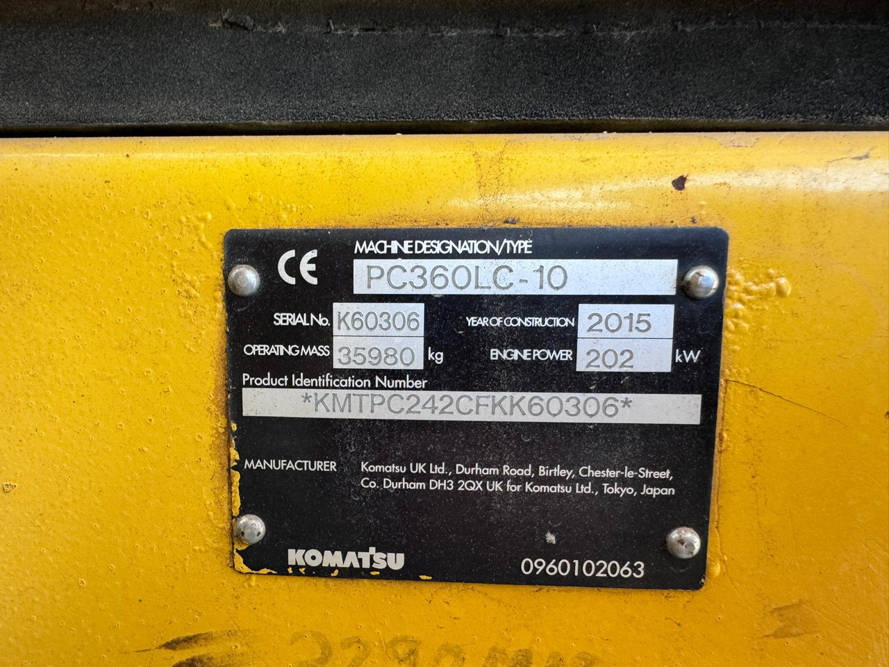 Leasa KOMATSU PC360 LC 10 KOMATSU PC360 LC 10: bild 19 Leasa KOMATSU PC360 LC 10 KOMATSU PC360 LC 10: bild 19