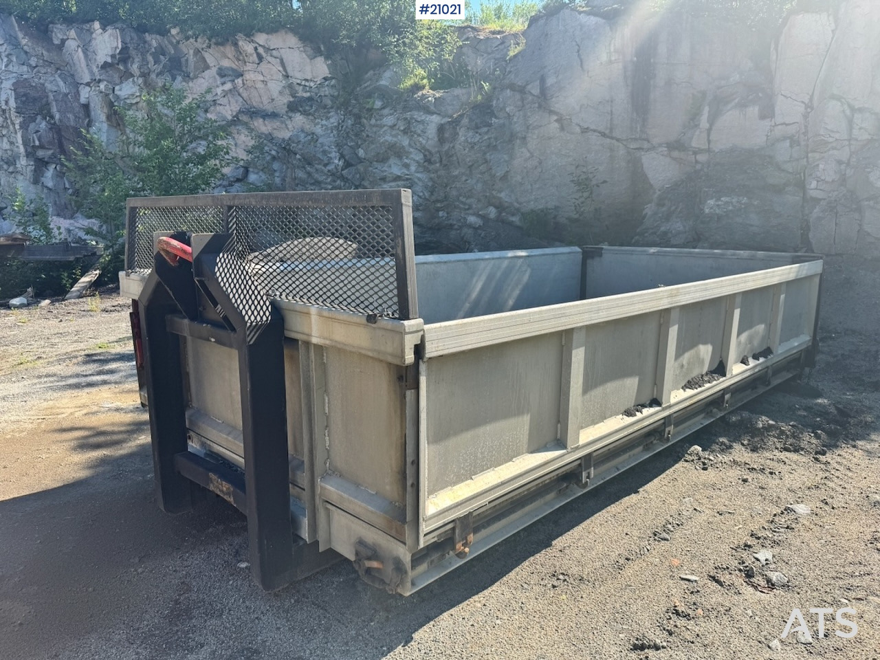 Aluminiumskasse Krokramme - Lastväxlarflak: bild 1 Aluminiumskasse Krokramme - Lastväxlarflak: bild 1