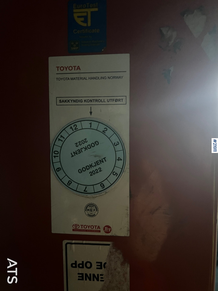 Eltruck BT OP 1000 HSE Elektrisk truck: bild 16 Eltruck BT OP 1000 HSE Elektrisk truck: bild 16