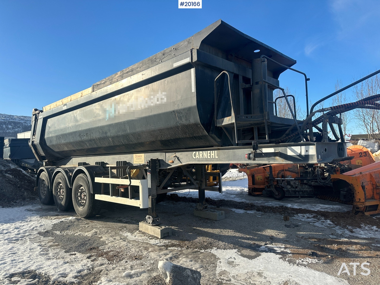 Carnehl 3 akslet tippsemi - Tippbil semitrailer: bild 1 Carnehl 3 akslet tippsemi - Tippbil semitrailer: bild 1