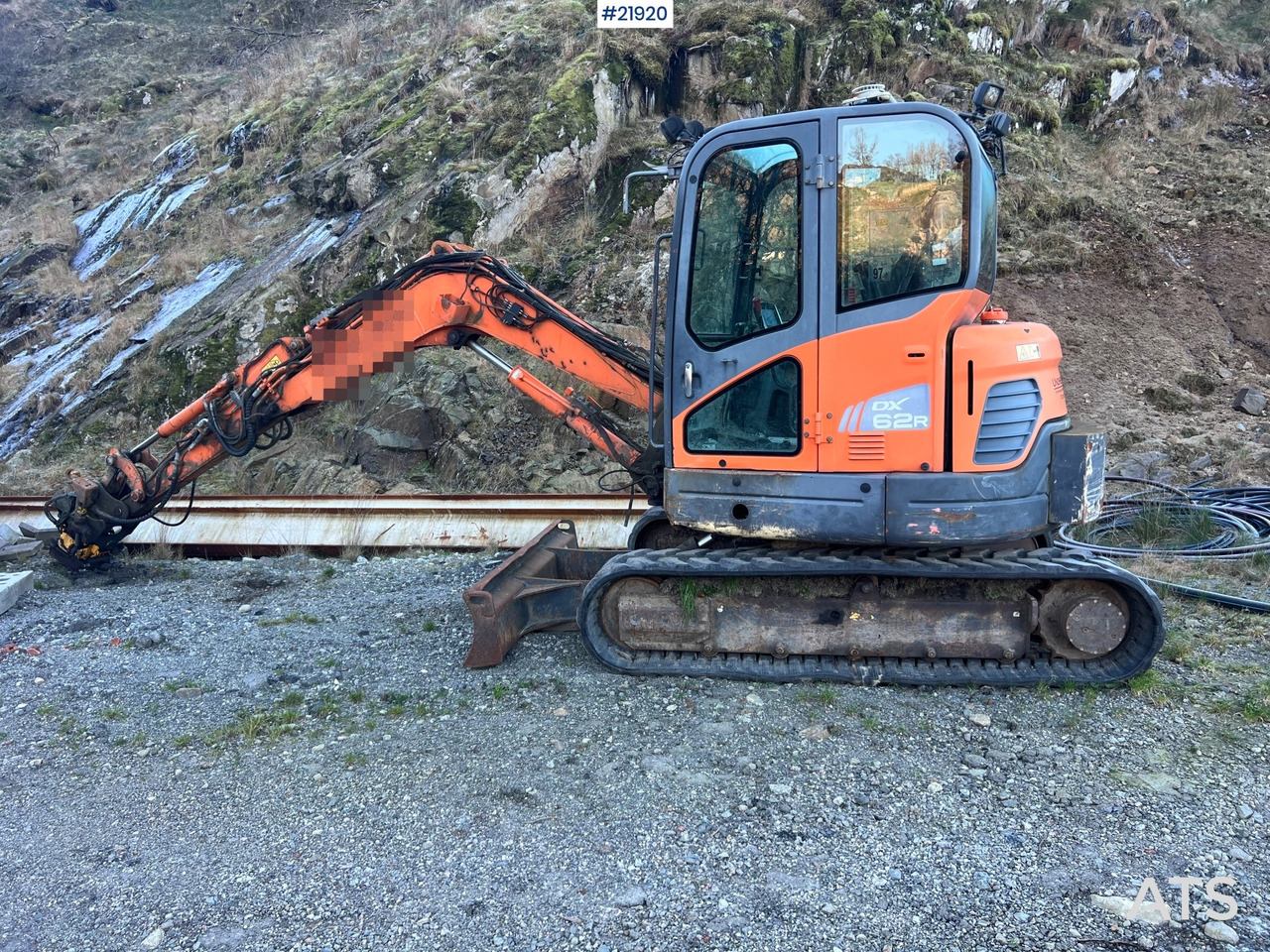 Doosan DX62R-3 gravemaskin m/ rototilt, pusseskuffe og graveskuffe - Bandgrävare: bild 3 Doosan DX62R-3 gravemaskin m/ rototilt, pusseskuffe og graveskuffe - Bandgrävare: bild 3