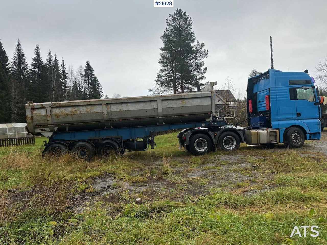 MAN TGA 28.530 6x2 trekkvogn m/ 1987 L.A.G Bree 3 akslet tippsemi SE VIDEO - Dragbil: bild 2 MAN TGA 28.530 6x2 trekkvogn m/ 1987 L.A.G Bree 3 akslet tippsemi SE VIDEO - Dragbil: bild 2