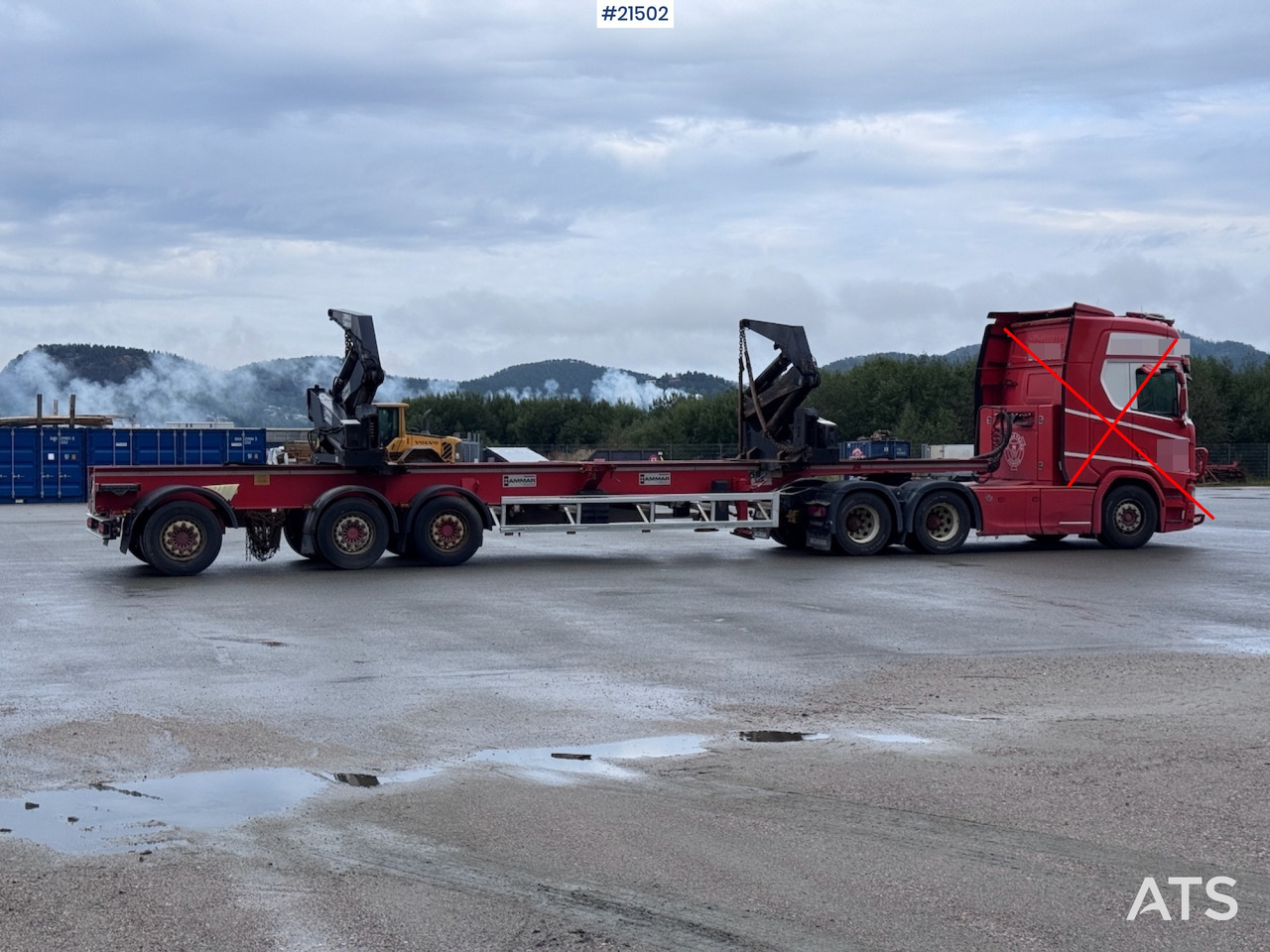 Hammar 195 S Sidelaster - Chassi semitrailer: bild 1 Hammar 195 S Sidelaster - Chassi semitrailer: bild 1