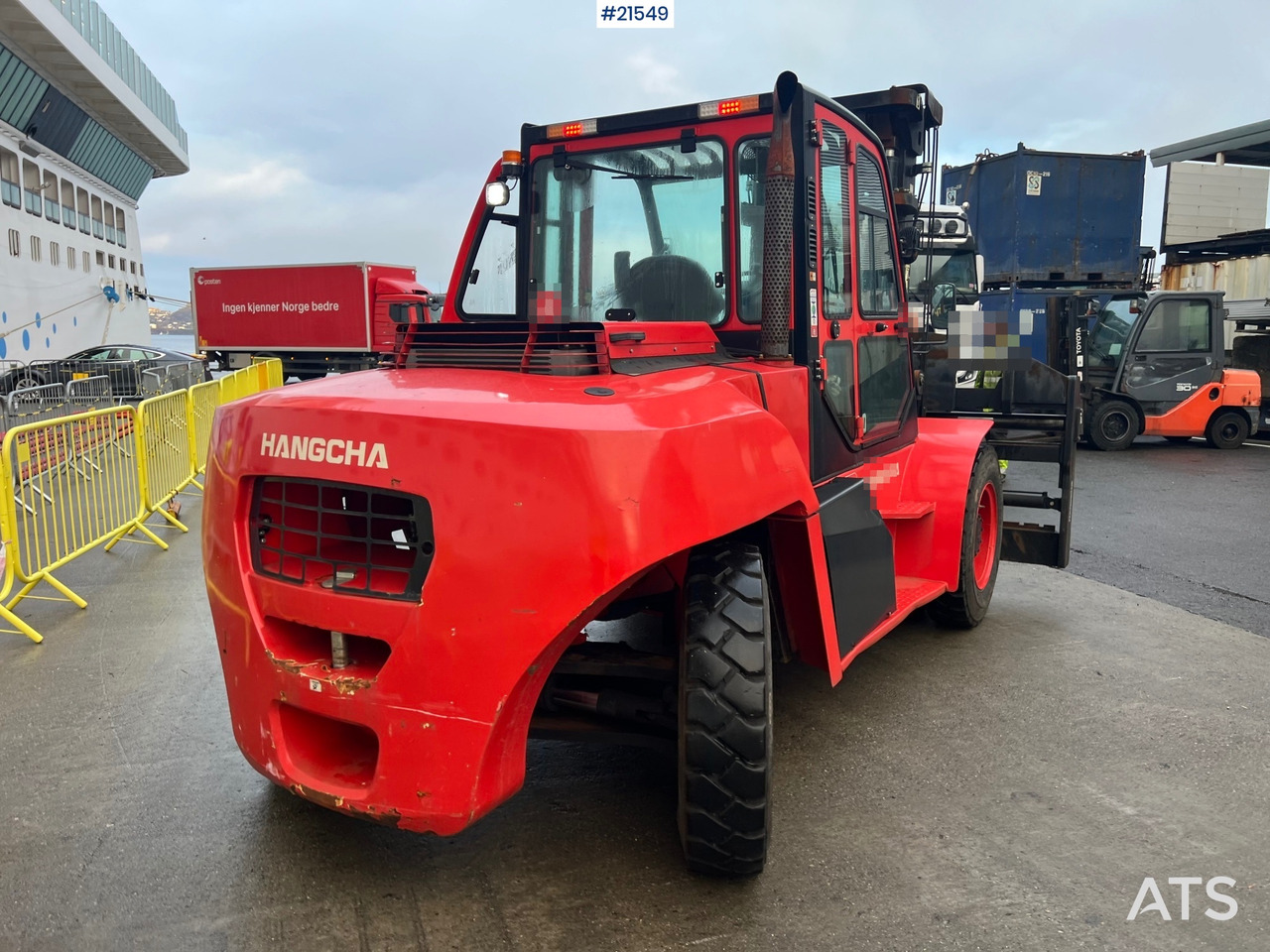 Dieseltruck Hangcha CPCD120 Gaffeltruck m/ hydrauliske gafler, sideforskyvning og lite timer: bild 17 Dieseltruck Hangcha CPCD120 Gaffeltruck m/ hydrauliske gafler, sideforskyvning og lite timer: bild 17