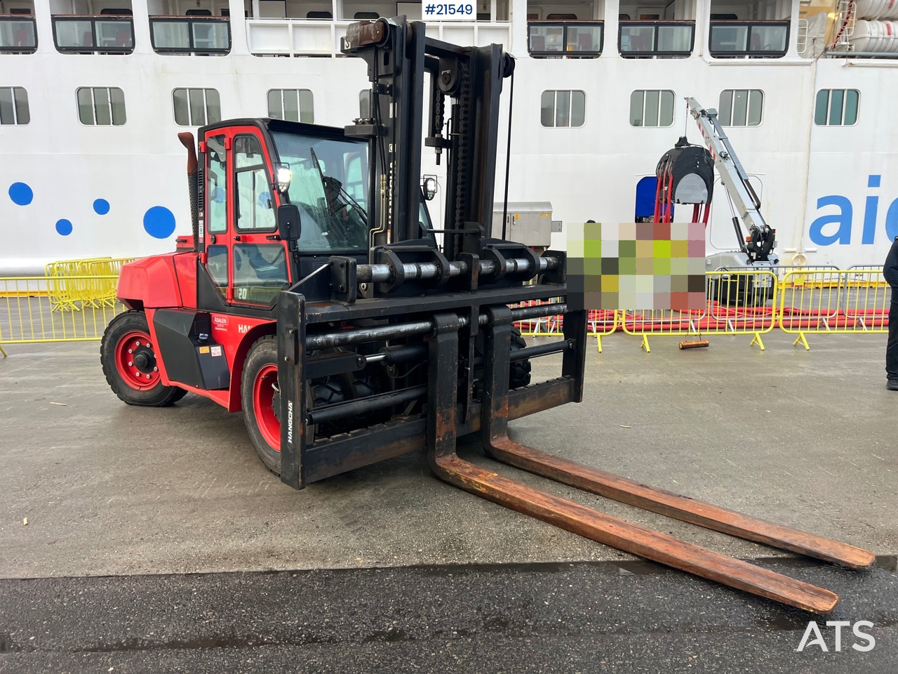 Dieseltruck Hangcha CPCD120 Gaffeltruck m/ hydrauliske gafler, sideforskyvning og lite timer: bild 10 Dieseltruck Hangcha CPCD120 Gaffeltruck m/ hydrauliske gafler, sideforskyvning og lite timer: bild 10