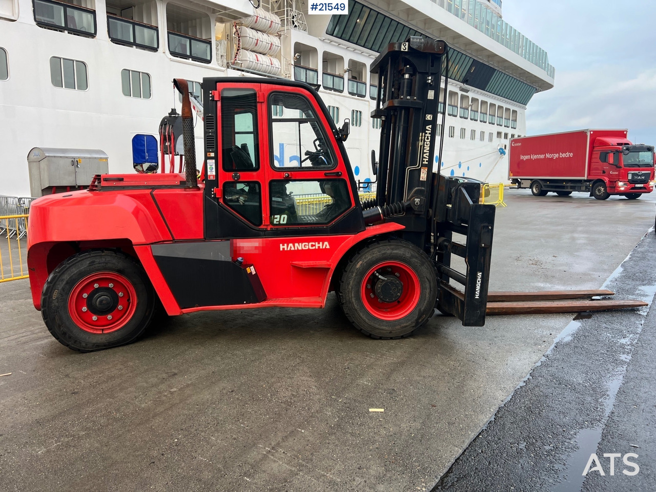 Dieseltruck Hangcha CPCD120 Gaffeltruck m/ hydrauliske gafler, sideforskyvning og lite timer: bild 12 Dieseltruck Hangcha CPCD120 Gaffeltruck m/ hydrauliske gafler, sideforskyvning og lite timer: bild 12