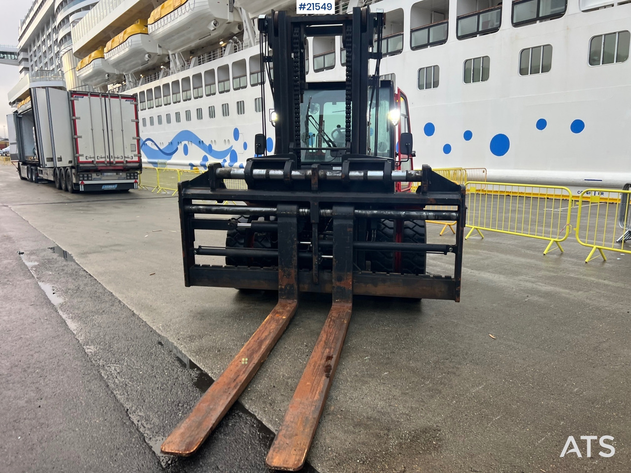 Hangcha CPCD120 Gaffeltruck m/ hydrauliske gafler, sideforskyvning og lite timer - Dieseltruck: bild 5 Hangcha CPCD120 Gaffeltruck m/ hydrauliske gafler, sideforskyvning og lite timer - Dieseltruck: bild 5