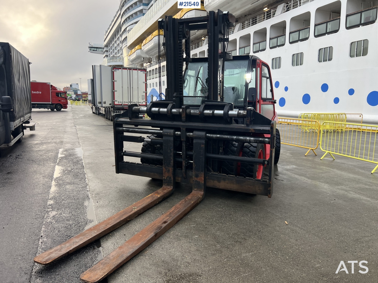 Hangcha CPCD120 Gaffeltruck m/ hydrauliske gafler, sideforskyvning og lite timer - Dieseltruck: bild 3 Hangcha CPCD120 Gaffeltruck m/ hydrauliske gafler, sideforskyvning og lite timer - Dieseltruck: bild 3