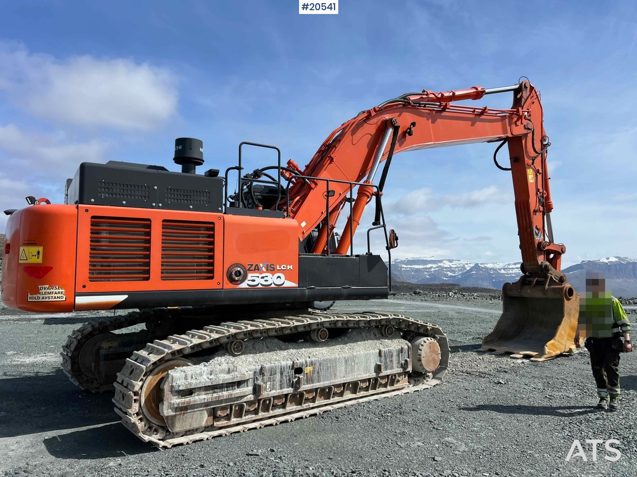 Grävmaskin Hitachi zx530LCH-6 gravemaskin m/ graveskuffe. SE VIDEO: bild 9