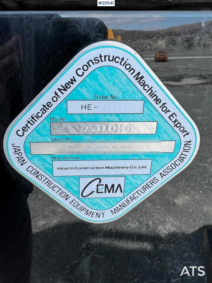 Grävmaskin Hitachi zx530LCH-6 gravemaskin m/ graveskuffe. SE VIDEO: bild 46