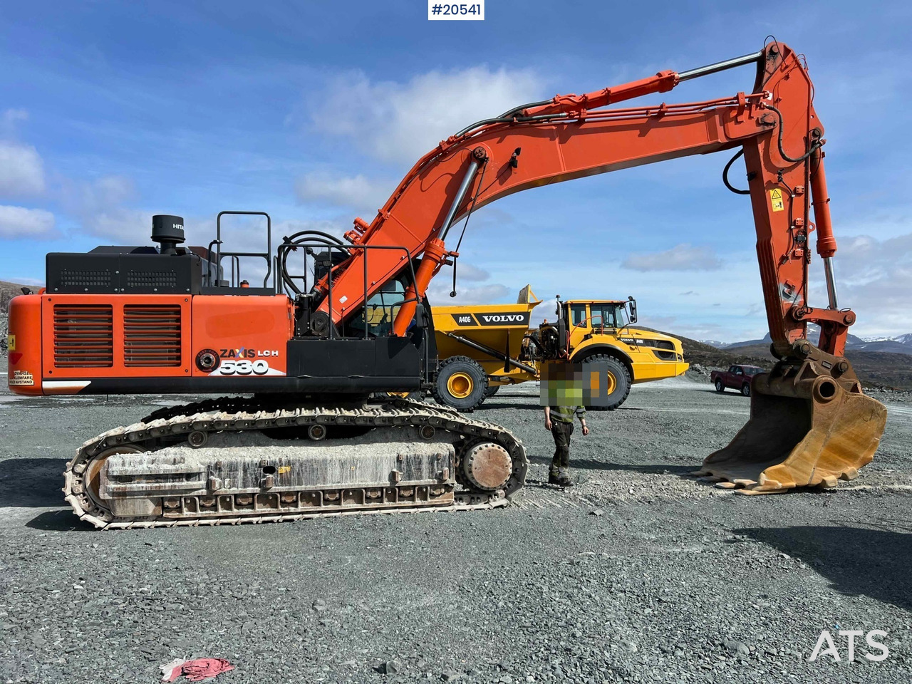 Grävmaskin Hitachi zx530LCH-6 gravemaskin m/ graveskuffe. SE VIDEO: bild 8