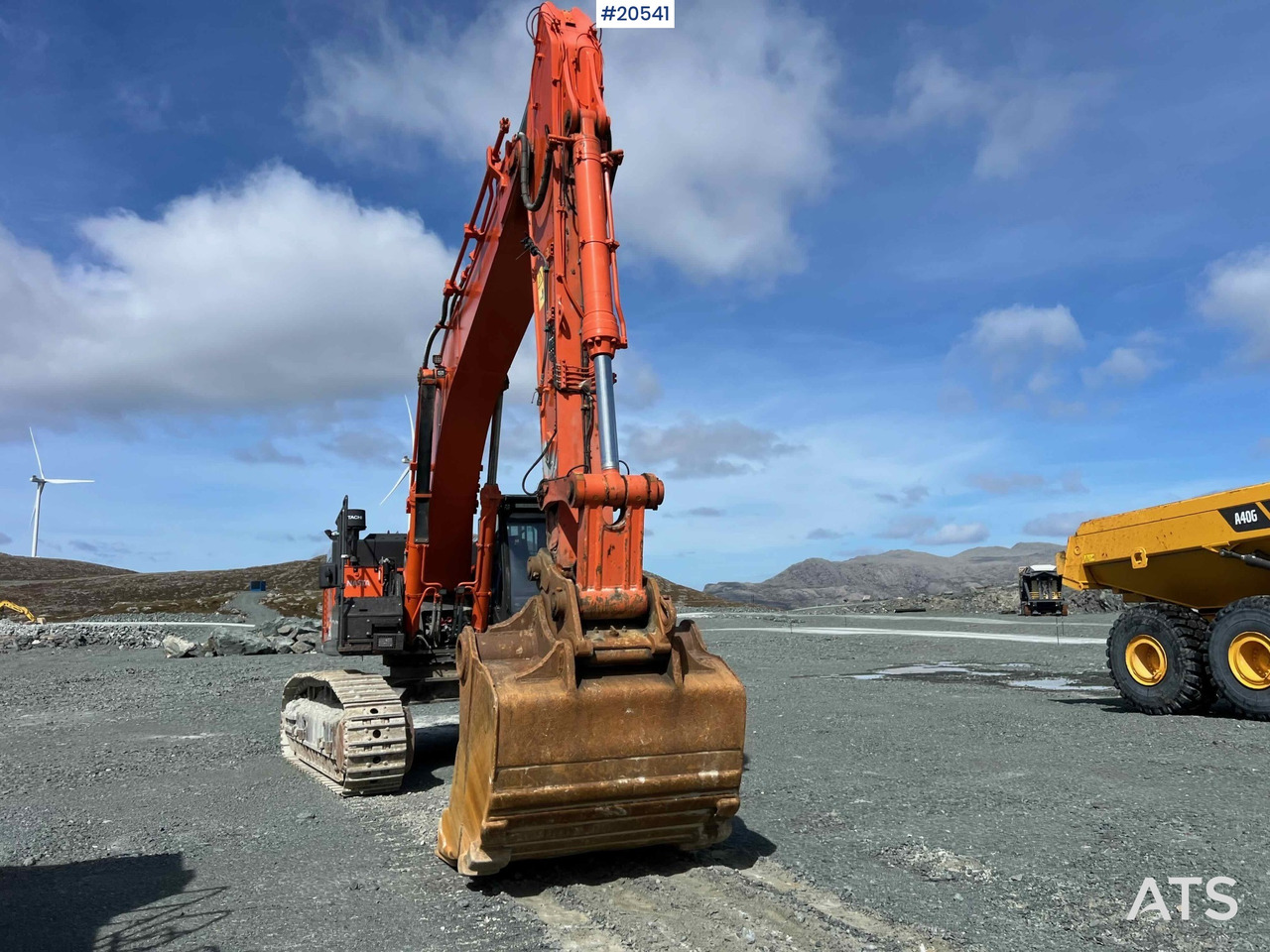 Grävmaskin Hitachi zx530LCH-6 gravemaskin m/ graveskuffe. SE VIDEO: bild 6