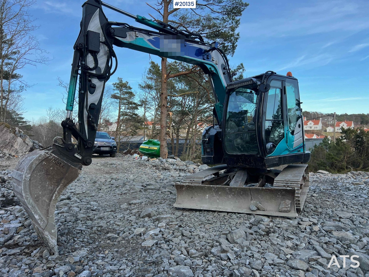 Hitachi zx85us-6 gravemaskin m/ graveskuffe, hydraulisk pusseskuffe, klype - Minigrävmaskin: bild 3 Hitachi zx85us-6 gravemaskin m/ graveskuffe, hydraulisk pusseskuffe, klype - Minigrävmaskin: bild 3