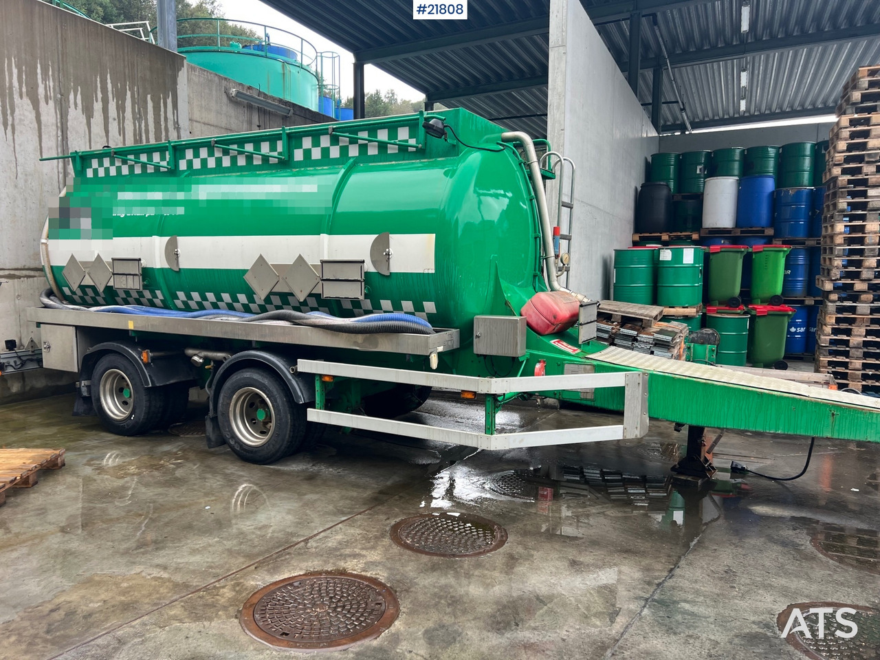 Jyki 2002 jyki ts2-15cr 2 akslet tankhenger rep.objekt - Tanksläp: bild 1 Jyki 2002 jyki ts2-15cr 2 akslet tankhenger rep.objekt - Tanksläp: bild 1