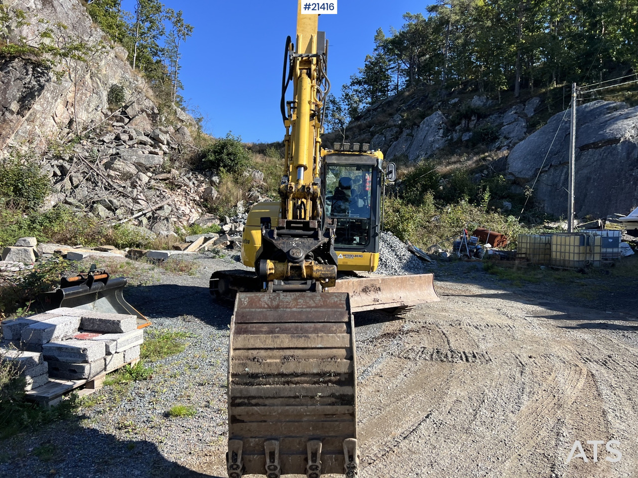 Komatsu PC78us Gravemaskin m/ Rototilt, pusseskuffe, smalskuffe og graveskuffe - Bandgrävare: bild 5 Komatsu PC78us Gravemaskin m/ Rototilt, pusseskuffe, smalskuffe og graveskuffe - Bandgrävare: bild 5